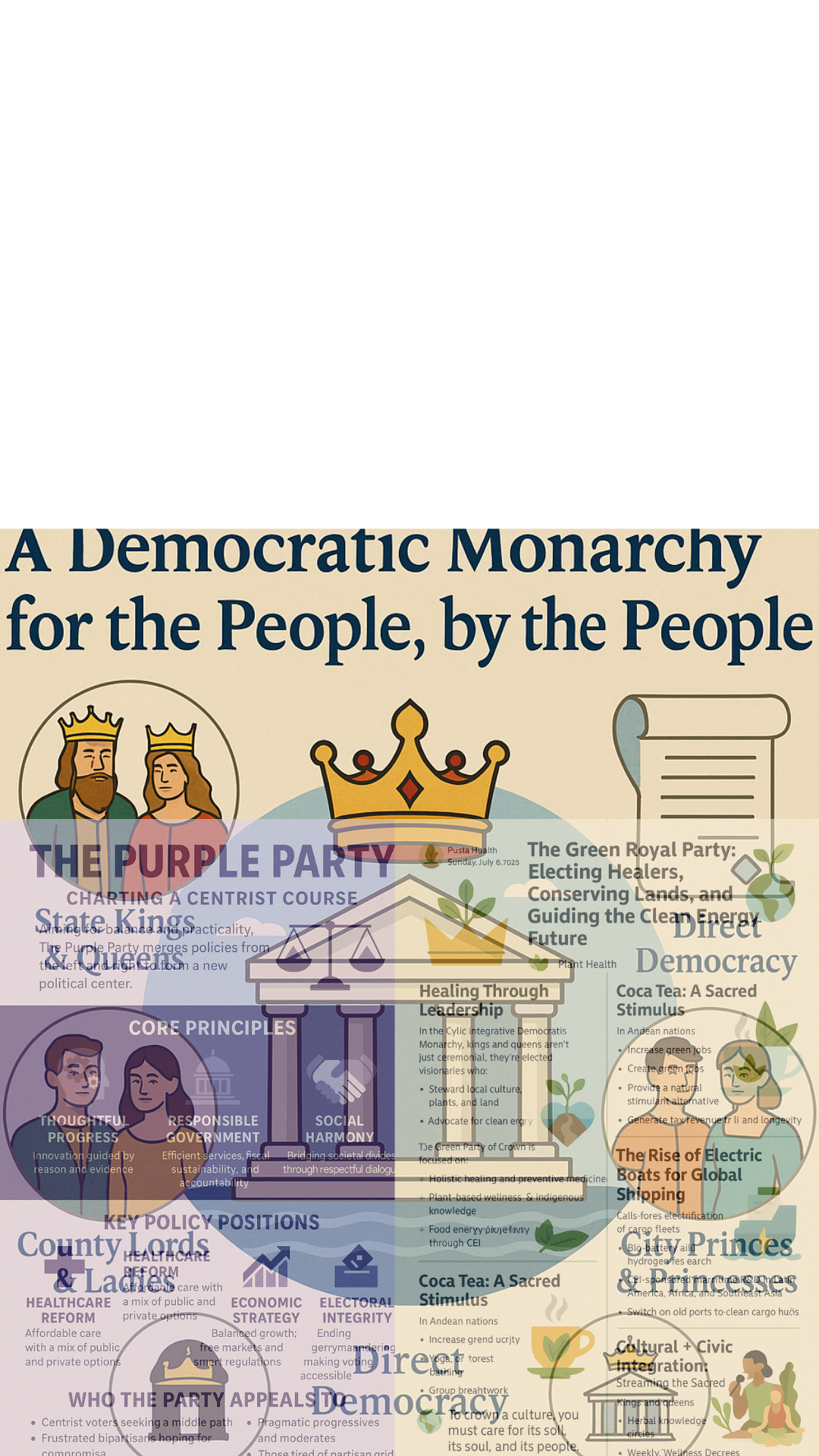 Crown the Commons: A Democratic Monarchy for the People, by the People 👑🌊📜